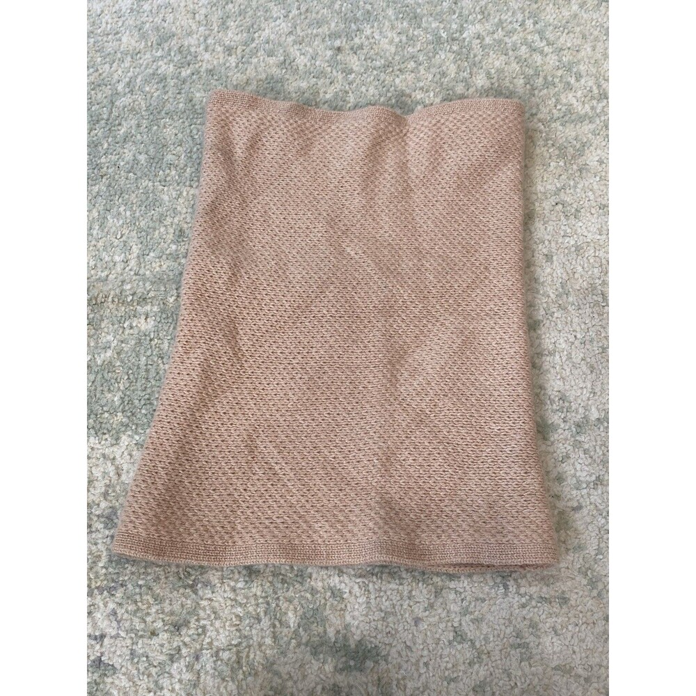 Nordstrom Gaiter Scarf Sweater 100% Cashmere Knit Wrap